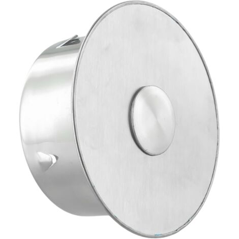 Couvercle de cheminée - pour tuyaux de poêle - résistant à la rouille et durable - avec boucle réglable - convient aux tuyaux de 83 mm