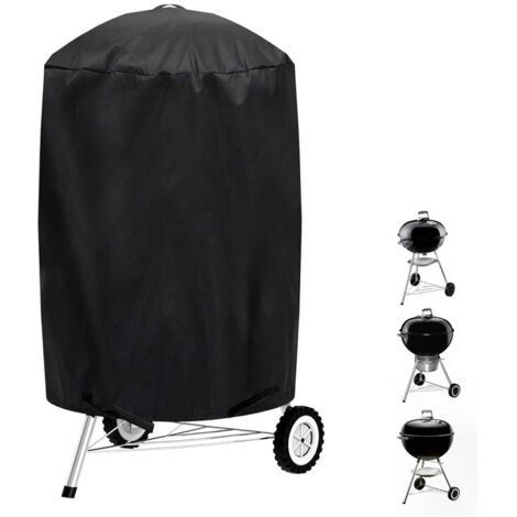 Housse de barbecue d'extérieur, imperméable et résistante aux UV, compatible avec Weber, Holland, Jennair, etc. (62 x 62 x 105 cm) (1/5)