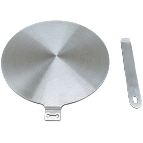 Adaptateur induction, plaque de conversion induction, plaque de refroidissement avec poignée et base amovibles (20 cm)