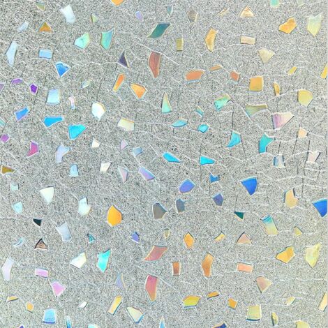 Autocollants de fenêtre en gravier, autocollants statiques en verre, décorations de fenêtre, 45200cm (1/5)