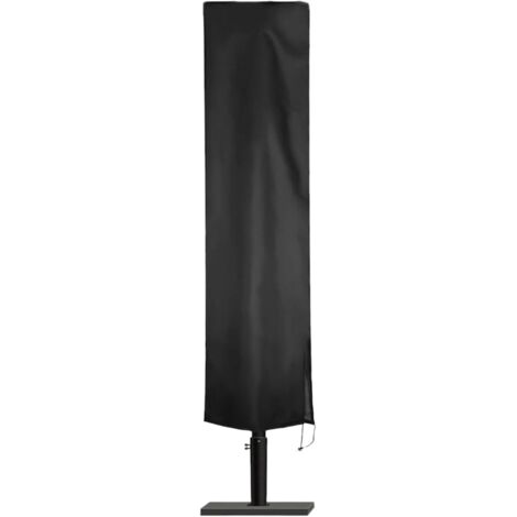 Housse de parasol d'extérieur, housse de parasol en tissu Oxford 201D, 62x62x240cm, noir (1/5)