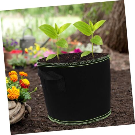 Jardinière de plantation 7 pièces, pot de plantation adapté à la ventilation et au drainage des fleurs, 5 gallons (1/5)