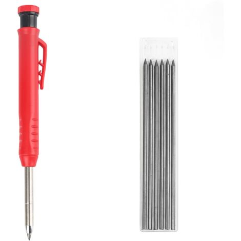 Ensemble de crayons à bois automatique, marqueur pour le travail du bois (stylo + recharge) (1/5)