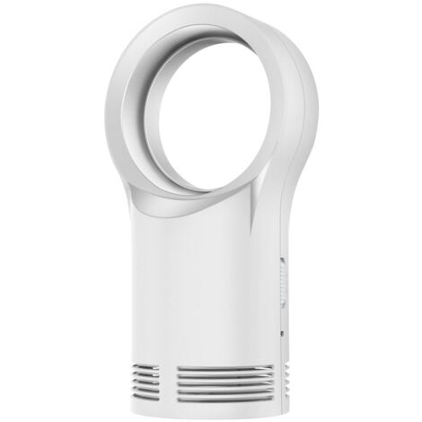 Mini radiateur soufflant en céramique, 400 W, 3 vitesses de chauffage, convient pour salle de bain, bureau, salon (blanc) (1/5)