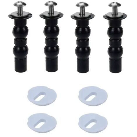 Vis de réglage universelles du siège de toilette, jeu de 4 (avec 4 entretoises de 28 mm) (1/5)