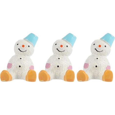 Lot de 3 éléments de Noël, organisateur de câble d'alimentation sans trace, pendentif crochet, décoration de Noël bonhomme de neige (1/5)