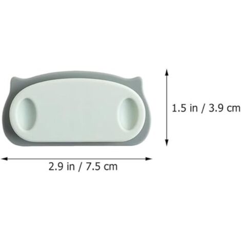 Lot De 6 Supports Magnétiques Pour Câbles - Organisateur Bureau, Autocollant Sans Trace, Fente 7,5 Mm, Blanc