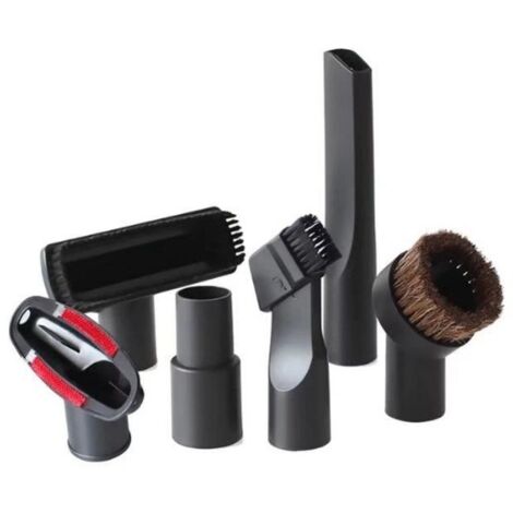 Ensemble de 6 accessoires pour aspirateur - Embouts pour aspirateur - Brosse universelle pour aspirateur (pour meubles) (1/5)