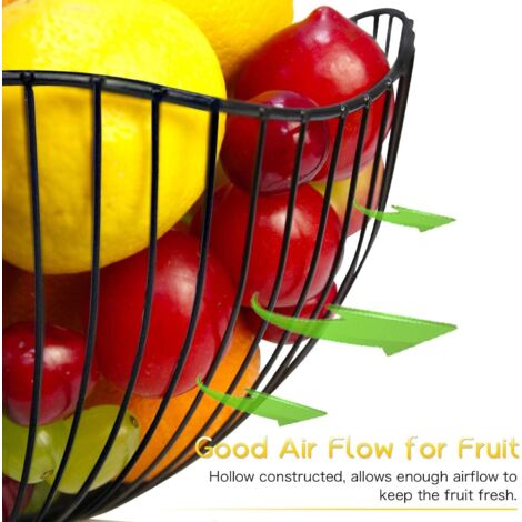 Corbeille à fruits, corbeille à fruits, en fil métallique