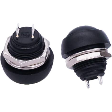 Lot De 2 Interrupteurs Bouton-poussoir Pour Lumière De Réfrigérateur Compact - Pièces Neuves