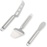Ensemble de 3 couteaux à fromage, couteau à fromage, couteau à beurre, adapté pour couper le fromage (3 types)