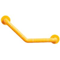 Main courante murale auxiliaire pour escalier, main courante antidérapante pour douche, jaune 25 cm