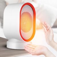 Chauffage électrique domestique basse consommation, radiateur soufflant en céramique, radiateur d'appoint, mini-chauffage personnel avec surchauffe