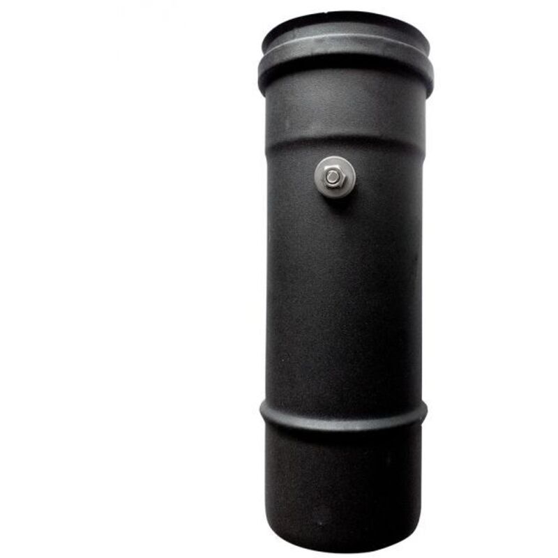 Pijp 100 cm diameter 80 mm Geblauwd staal | Heating World