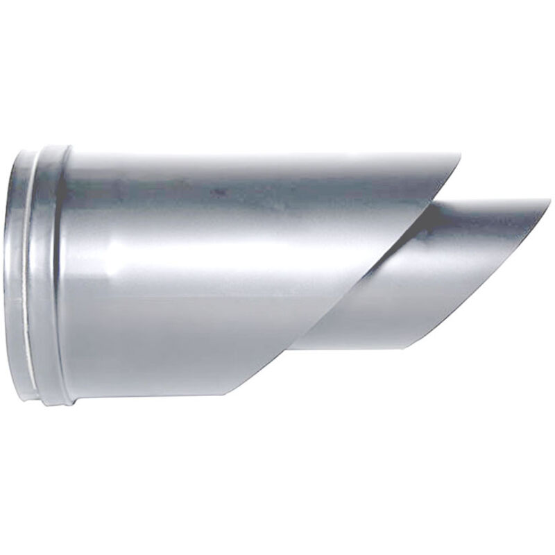 Kachelpijp 25 cm 125 mm krasvast zwart kopen