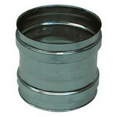 Conector hembra hembra para conducto de humos DN 200 tubo de acero inoxidable 316