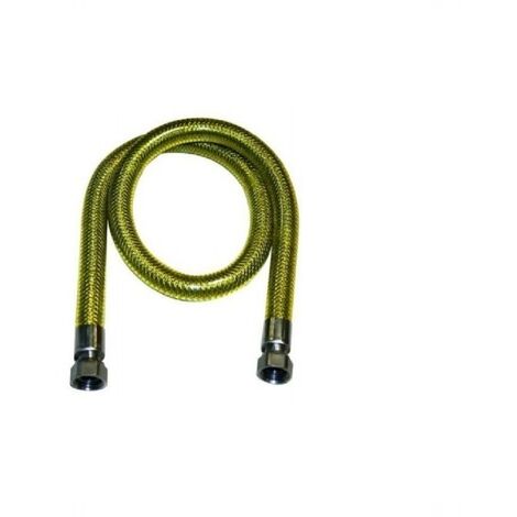 TUBO FLEXIBLE para gas GPL metano ACERO INOXIDABLE MBM 0,5 m 1/2" FF CE 14800
