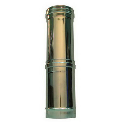 Elemento telescópico conducto de humos DN 150 tubo de acero inoxidable 316