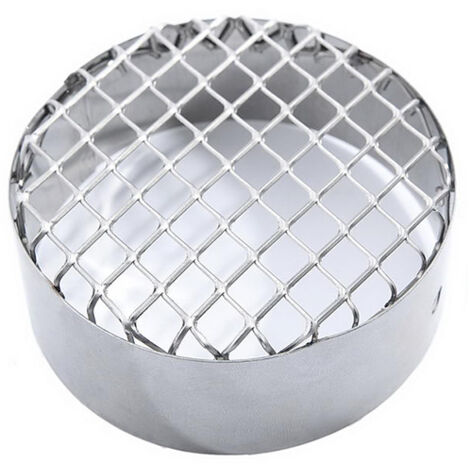 rejilla de aspiración de acero inoxidable de 100 mm de diámetro para conducto de humos de pellet
