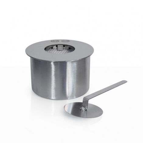 Quemador redondo para chimenea de bioetanol inox 2 lt d.20 cm