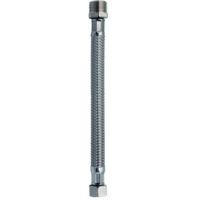 TUBO flexible de goma DN10 1/2"M-3/8"F L 45 CM para baño y lavabo