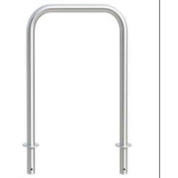 Arcada disuasiva inox rectangular H 120 cm x L 60 cm para enterrar