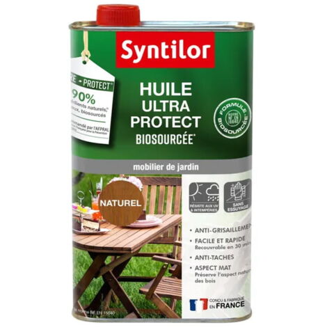 Nature Protect Gartenmöbelöl Naturmatt 1 L SYNTILOR