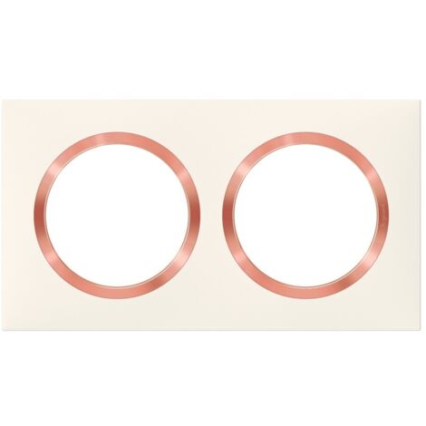 Dooxie Doppelplatte, LEGRAND, rosa weiß Legrand