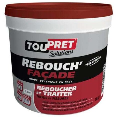 1 kg Fassadenspachtelpaste, für Außenfassaden Toupret