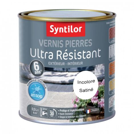 Steinlack außen/innen Pierre SYNTILOR, farblos, 0,5 l SYNTILOR