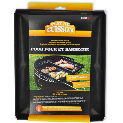 3 l schwarze Grill- und Ofenauflaufform DURANDAL