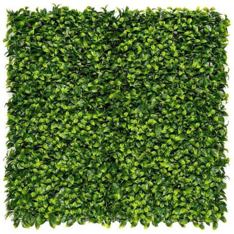 Dekorative Platte aus synthetischem Laub - Lorbeerimitat - 100 x 100 cm Nortene