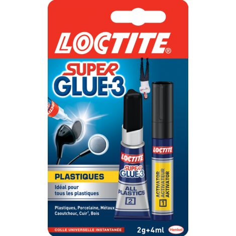 LOCTITE Super Glue 3 Kunststoff-Flüssigkleber, 2 g LOCTITE