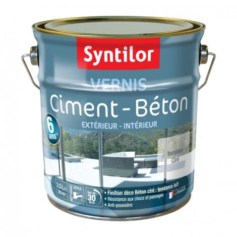 Zementlack außen/innen SYNTILOR farbloser Satinzement 2,5 l SYNTILOR