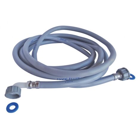 Zulaufschlauch für Waschmaschine - Gerade und abgewinkelt FF3/4" - 5m SOMATHERM FOR YOU
