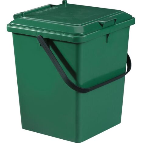 Garantia Bio-Eimer 8 Liter Bio-Mülleimer LxBxH 20x24x30 cm Klapp-Deckel Eimer