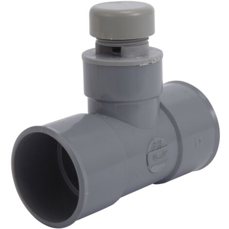 PVC Anti-Vakuum-T-Stück zum Kleben, weiblich / weiblich, D.40 Girpi (1/4)