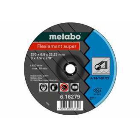 Flexiamant super 125x6.0x22.2 Stahlschleifscheiben Metabo (1/2)