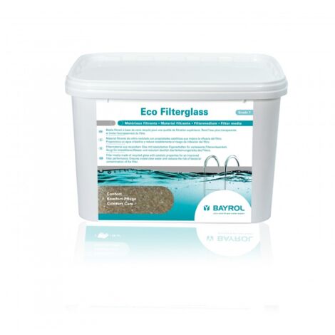 BAYROL Ecofilterglass Filtermedium, Recyclingglasgranulat, 20 kg BAYROL