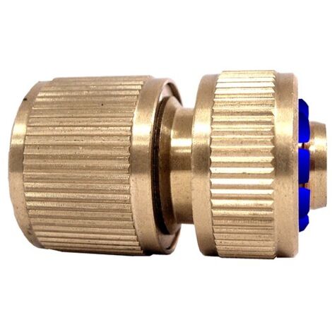Blauer Schnellverbinder Aquastop ECO 3 Kugeln Ø19 Boutté