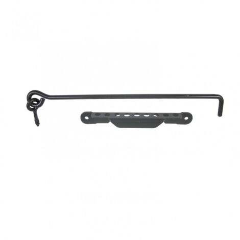 Haken und Gestell aus vorlackiertem Stahl, H.25 x B.500 x T.20 mm AFBAT