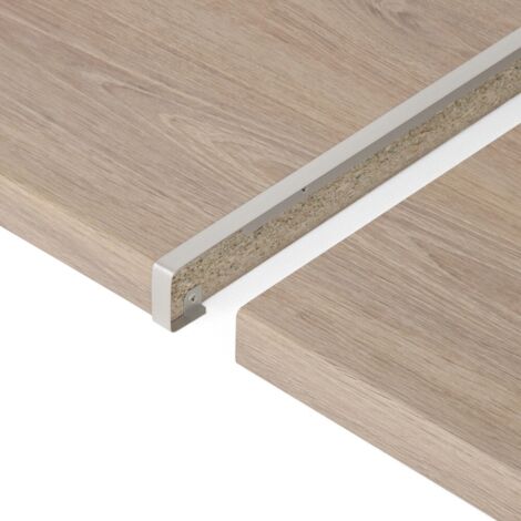 Graues gerades Verbindungsprofil L.67 x B.3,8 cm Centrale Brico