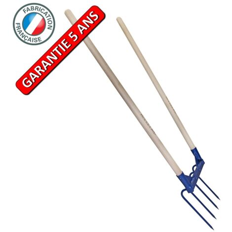 Aerogrif‘ 4 Zähne 2 Griffe 1,10 m, Typ Grelinette, Bio-Gartengerät Outils Perrin