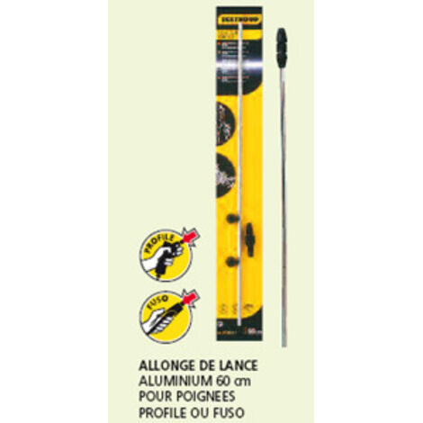 Aluminium-Lanzenverlängerung 0,60 Profil BERTHOUD