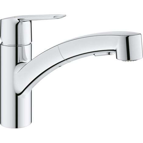 GROHE Start 3 Quickfix Küchenarmatur mit Brause chrom GROHE