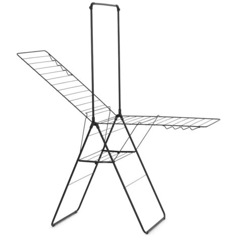 HANGRON 25 cm schwarzer Wäschetrockner mit Kleiderbügeln BRABANTIA (1/3)