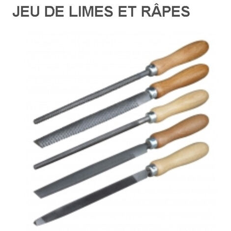 5-teiliges Feilen- und Raspelset OUTIFRANCE (1/2)