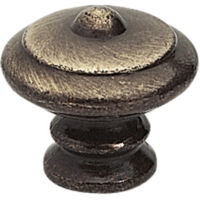 Rustikaler altgoldener Zamak-Möbelknopf H.30 x B.30 x T.27 mm CHRISLIGNE