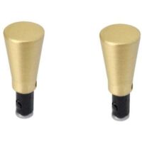 Endkappen für Glasleiste, Durchm.10 mm, Chic gold, CESSOT CESSOT