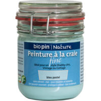 Natürliche feine Kreidefarbe 0,325 l - Pastellblau Biopin Nature